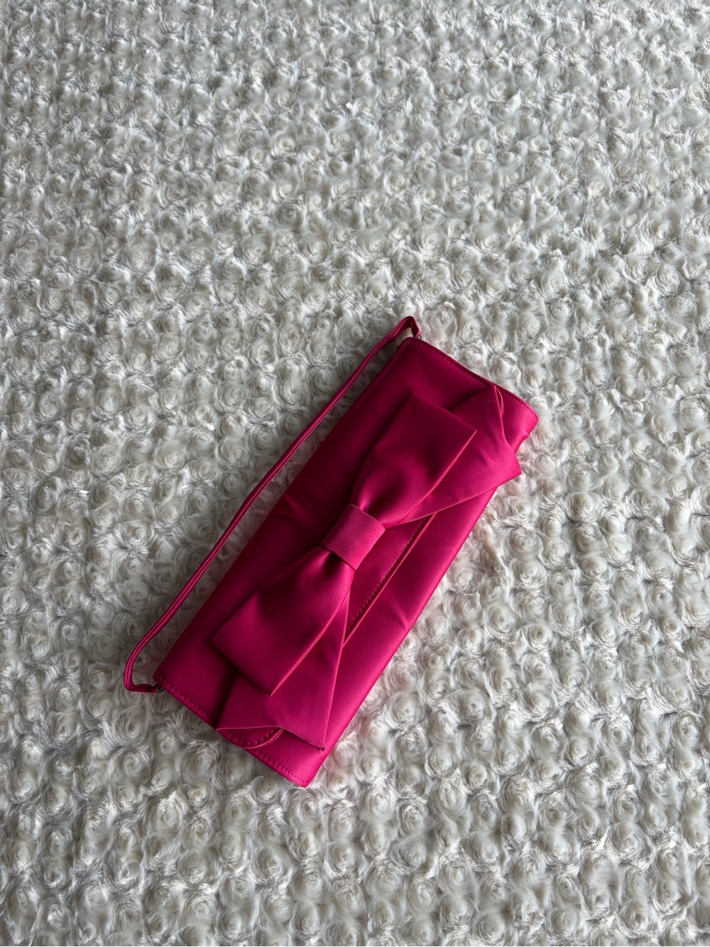 New Hollywould for Target Fuchsia Pink Bow Clutch Bag